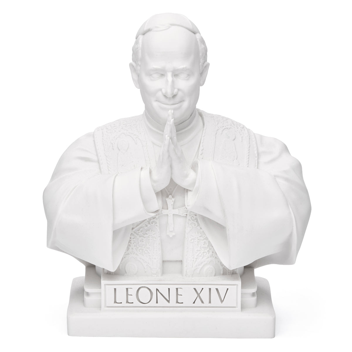 Pope Leo XIV Bust in Marble Dust