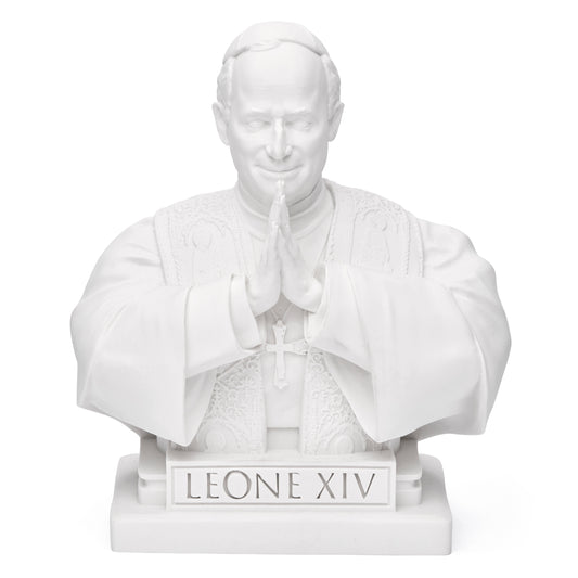 Pope Leo XIV Bust in Marble Dust
