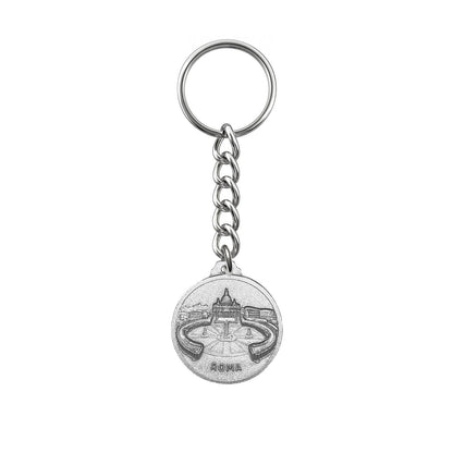 Mondo Cattolico Keychains Pope Leo XIV Keychain with St. Peter’s Basilica