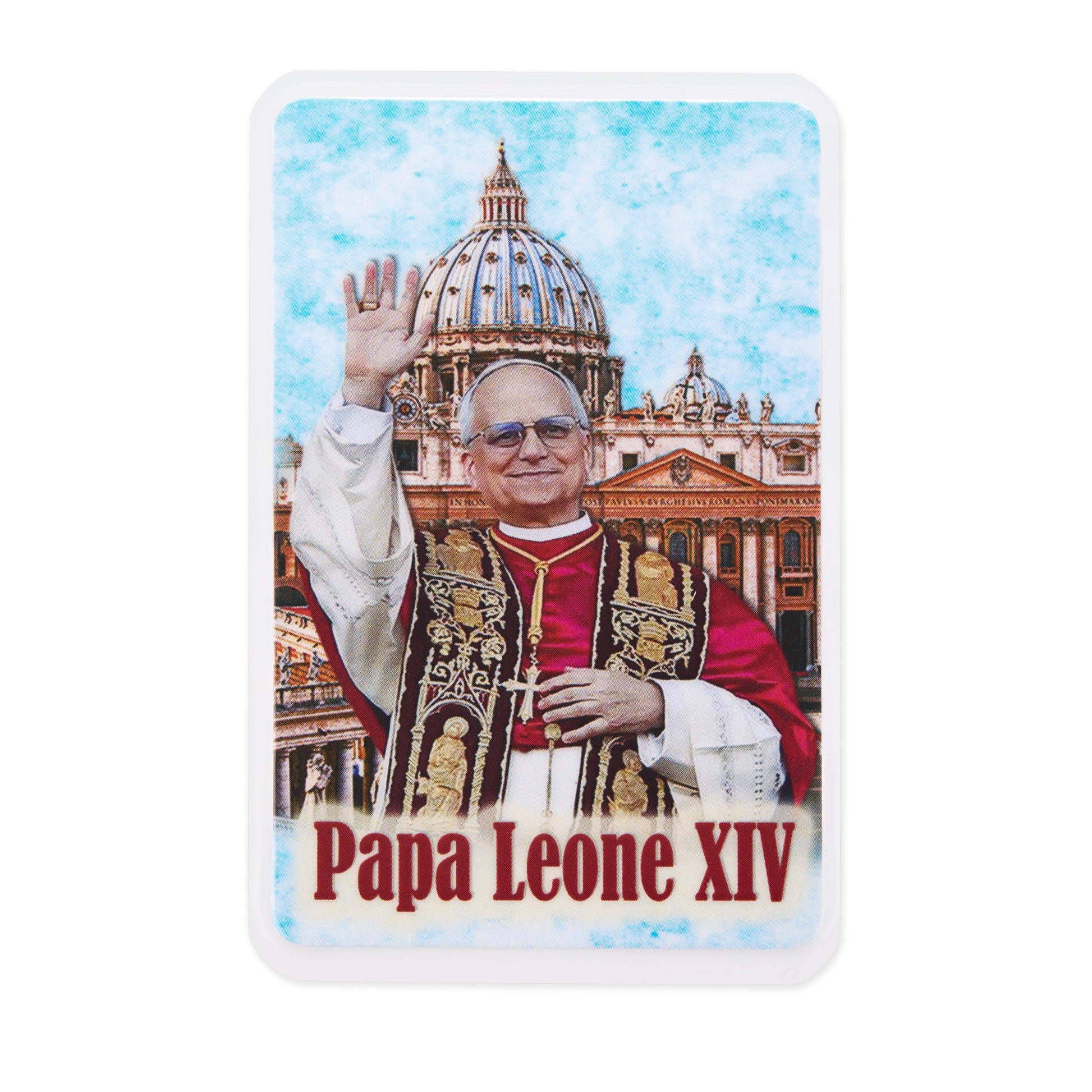 MONDO CATTOLICO ROMA Rosary 15 cm (5.91 in) / 5 mm (0.20 in) Pope Leo XIV One-Decade Rosary with Prayer Card