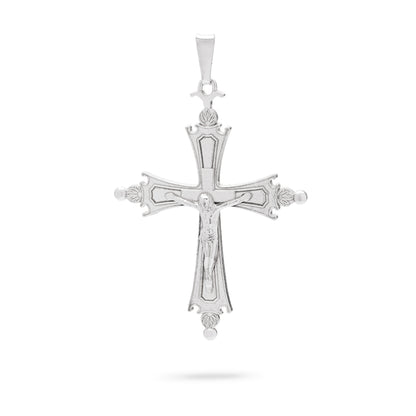 MONDO CATTOLICO ROMA Pendant 33 x 39 mm (1.30 x 1.54 in) Pope Leo XIV Pectoral Cross in 925 Sterling Silver with Corpus