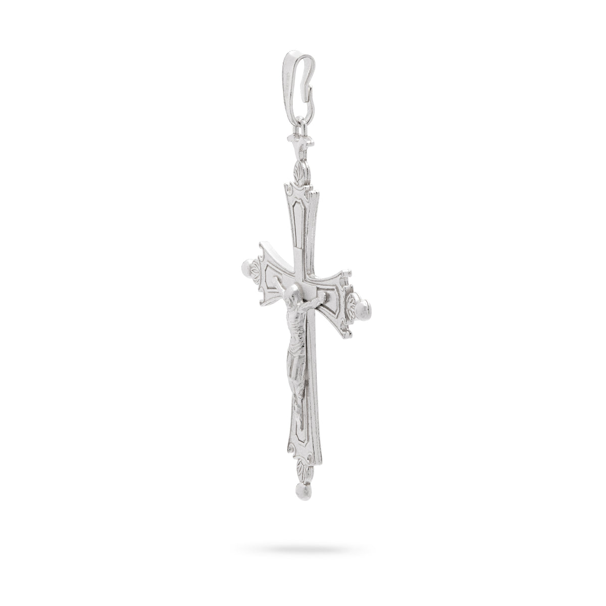 MONDO CATTOLICO ROMA Pendant 33 x 39 mm (1.30 x 1.54 in) Pope Leo XIV Pectoral Cross in 925 Sterling Silver with Corpus