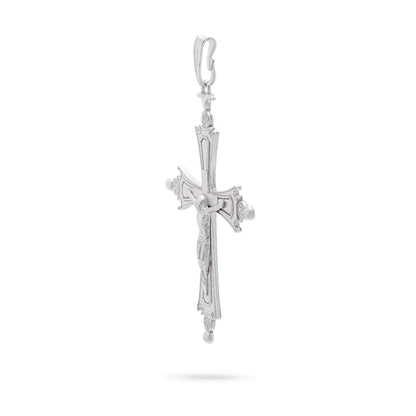 MONDO CATTOLICO ROMA Pendant 33 x 39 mm (1.30 x 1.54 in) Pope Leo XIV Pectoral Cross in 925 Sterling Silver with Corpus