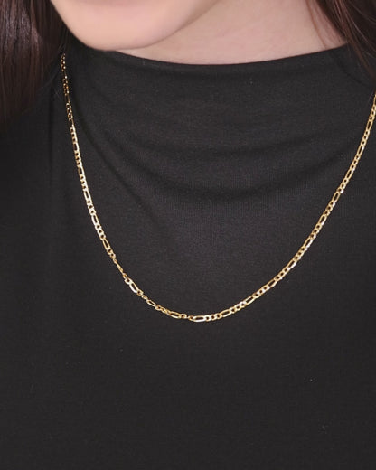 Gelbgold Figaro Kette Halskette