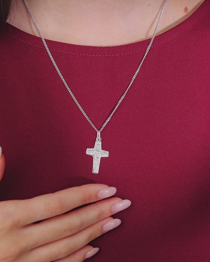 Sterling Silber Papst Franziskus Papst Pektoral Kreuz