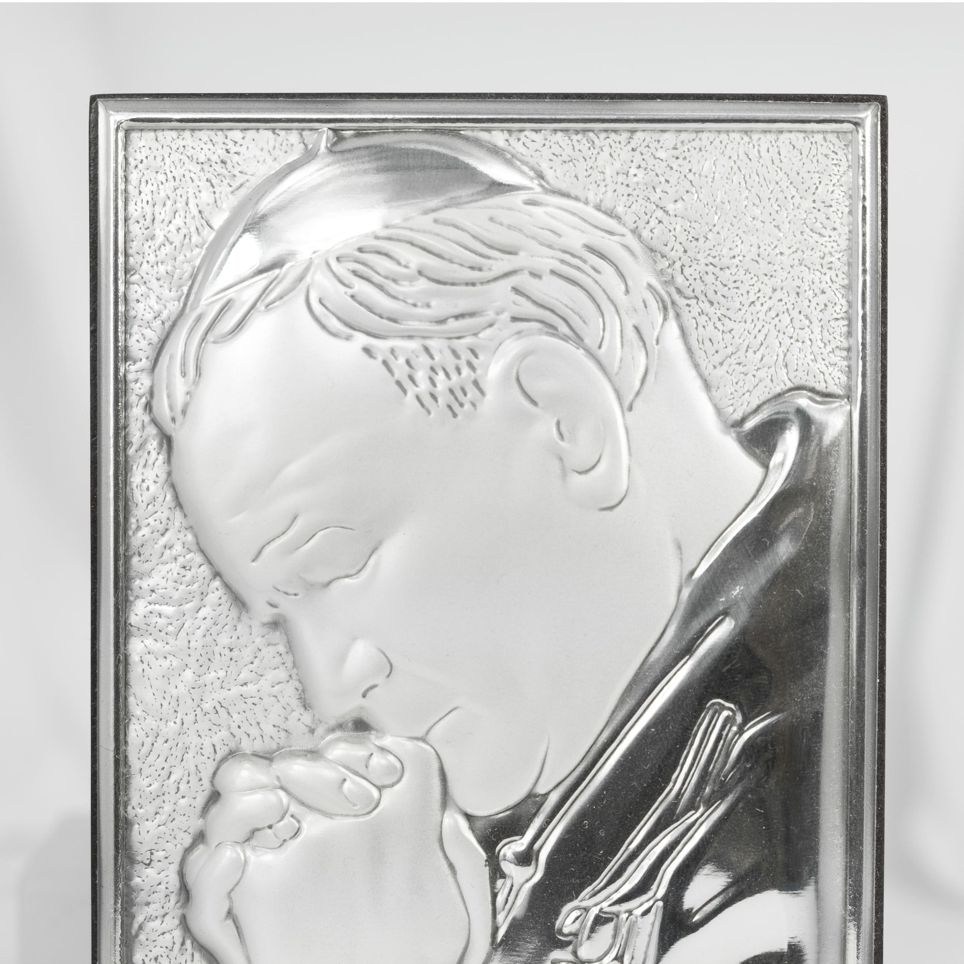MONDO CATTOLICO Religious Picture Praying Pope John Paul II Bilaminate Sterling Silver