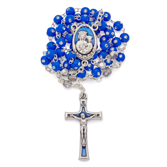 MONDO CATTOLICO Prayer Beads Resin Rosary and Strass Beads