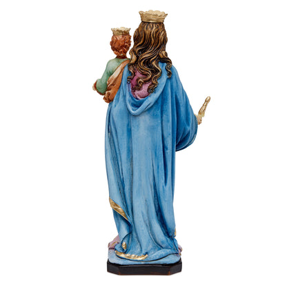 Mondo Cattolico 23 cm (9.06 in) Resin Statue of Mary Help of Christians