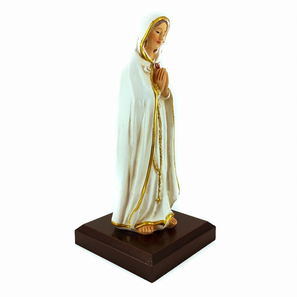 MONDO CATTOLICO 16 cm (6.30 in) Resin Statue of Our Lady of Mystical Rose
