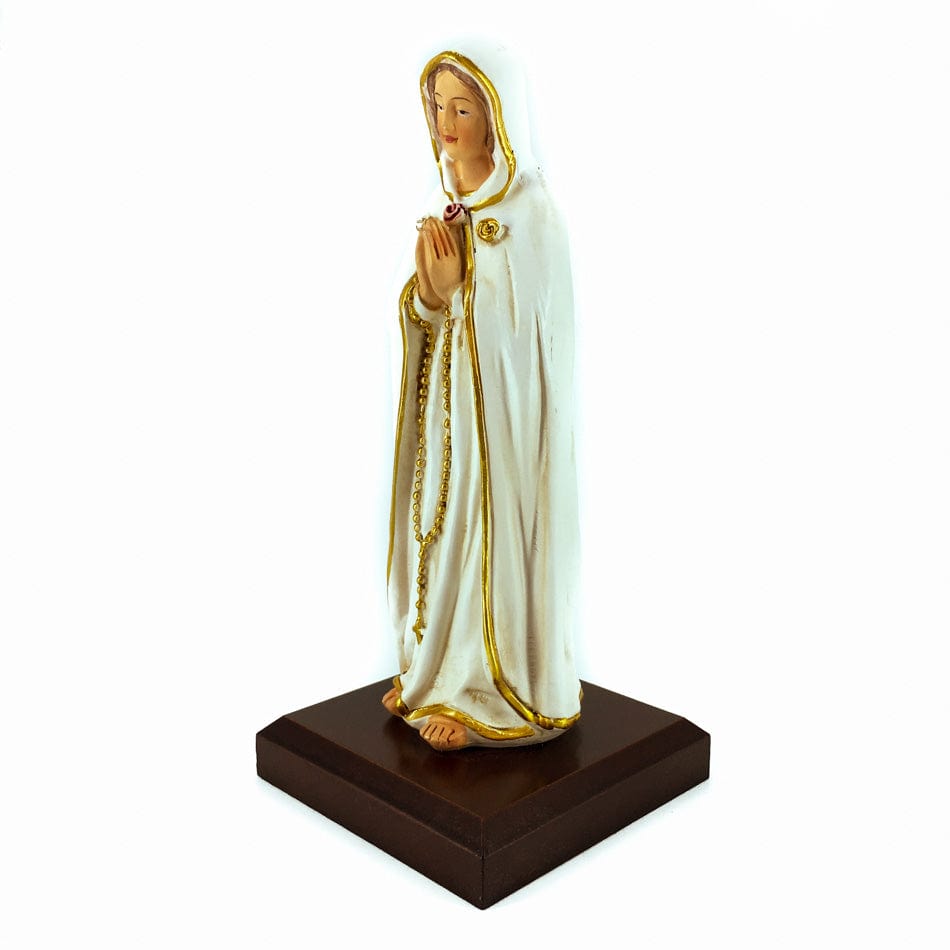 MONDO CATTOLICO 16 cm (6.30 in) Resin Statue of Our Lady of Mystical Rose