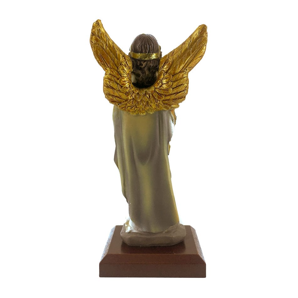 MONDO CATTOLICO 16 cm (6.3 in) Resin Statue of St. Gabriel the Archangel