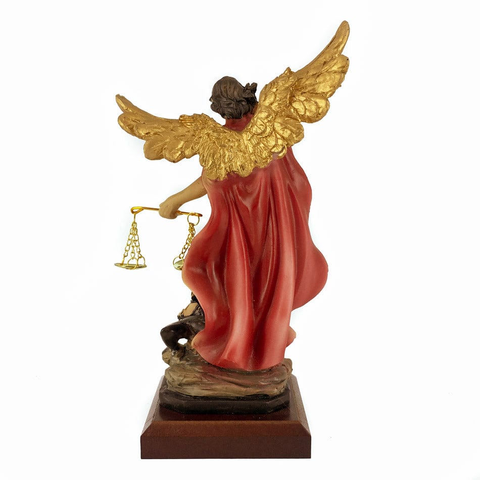 MONDO CATTOLICO 14 cm (5.51 in) Resin Statue of St. Michael the Archangel