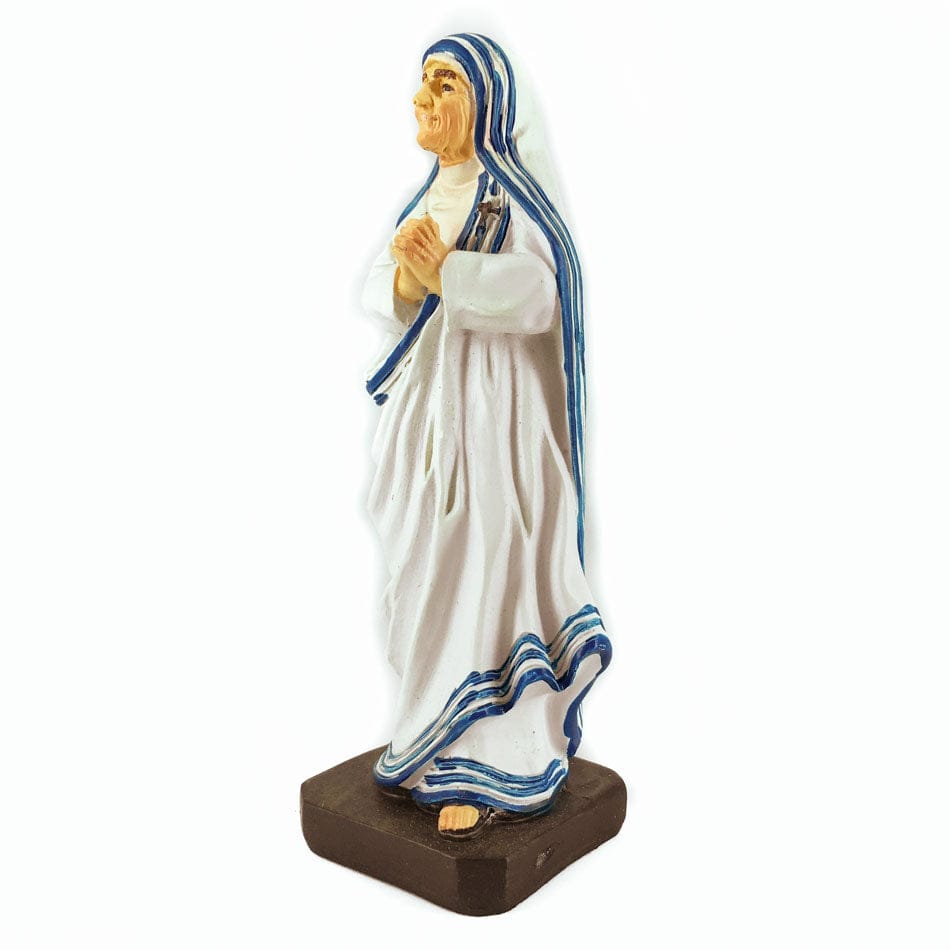 MONDO CATTOLICO 12 cm (4.72 in) Resin Statue of St. Mother Teresa of Calcutta