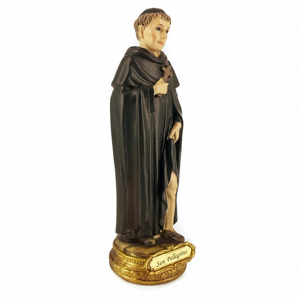MONDO CATTOLICO 14 cm (5.51 in) Resin Statue of St. Peregrine Laziosi