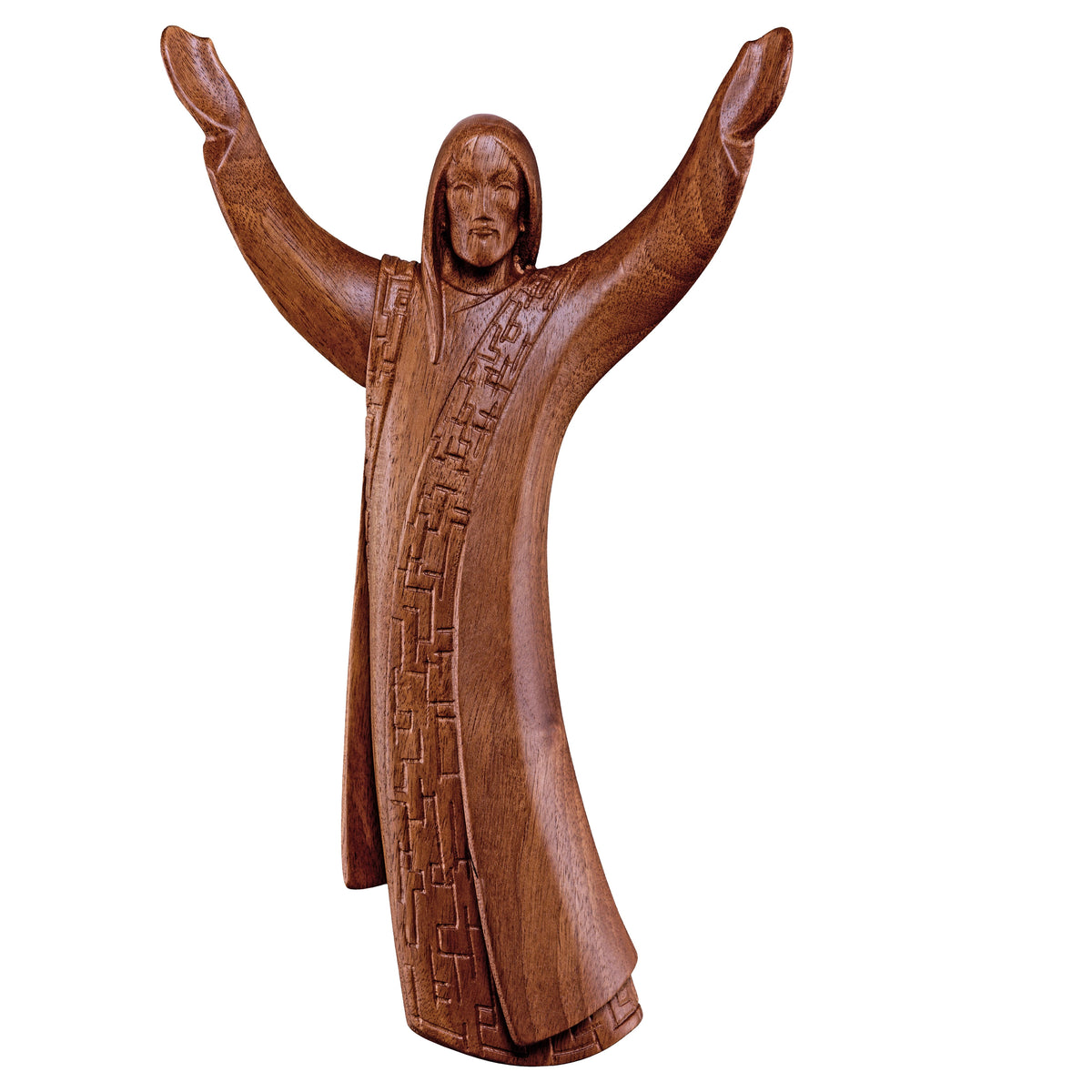 Mondo Cattolico Natural / 15 cm (5.9 in) Resurrection (to hang) walnut