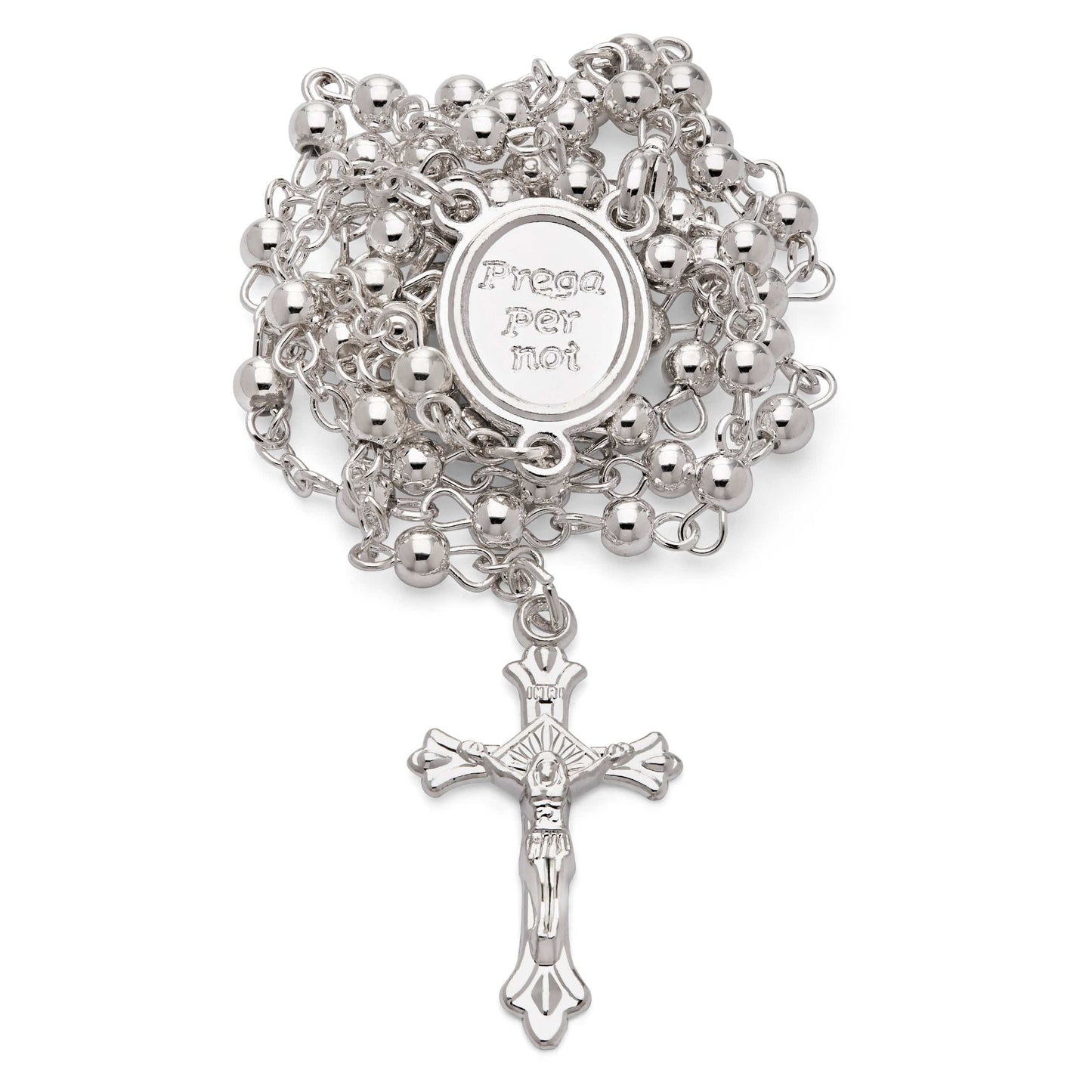 MONDO CATTOLICO Prayer Beads 40 cm (15.8 in) / 3 mm (0.11 in) Rosary Box of Mater Ecclesiae