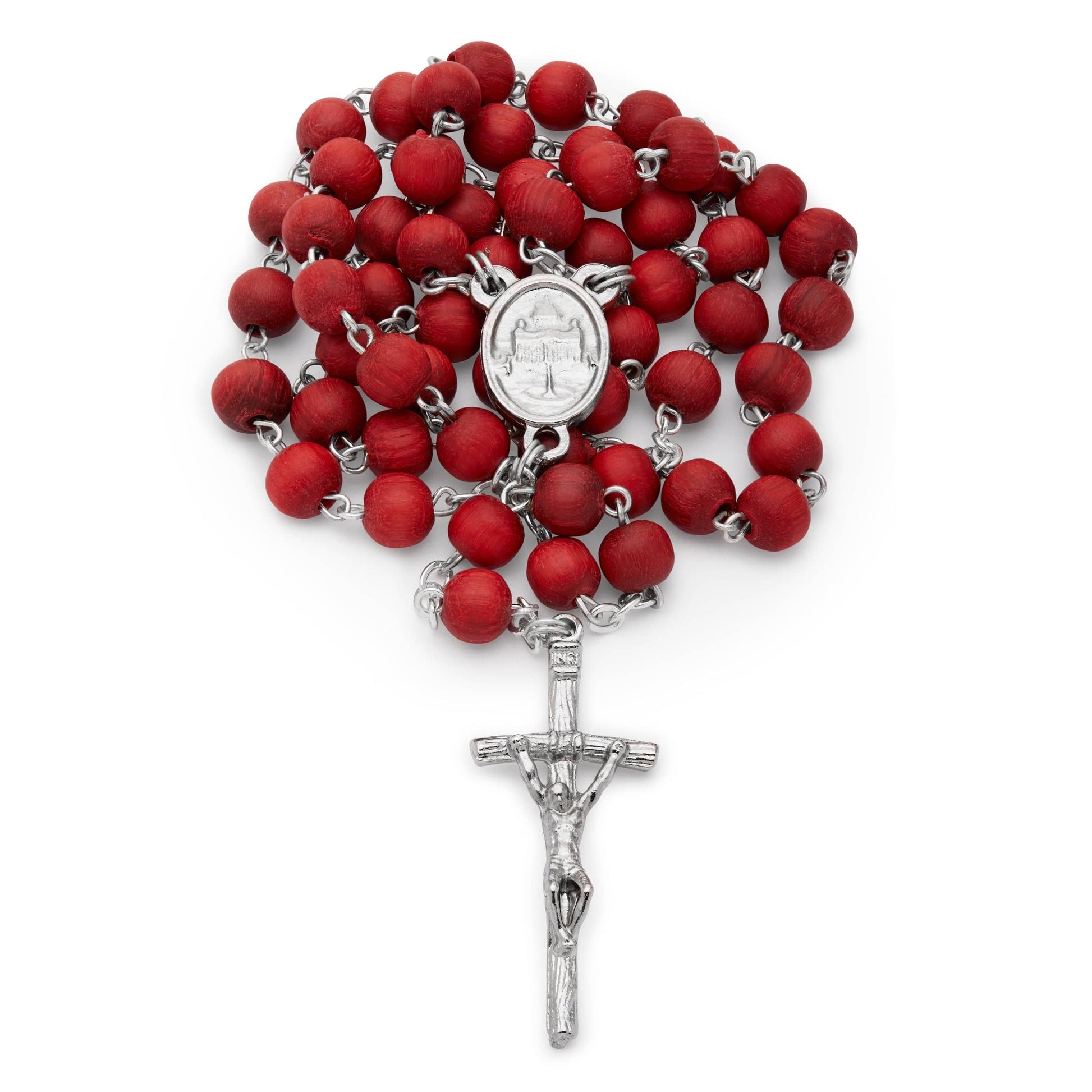 MONDO CATTOLICO Prayer Beads 45 cm (17.71 in) / 6 mm (0.23 in) Rosary box of Pope Francis I with a Scent of Rose
