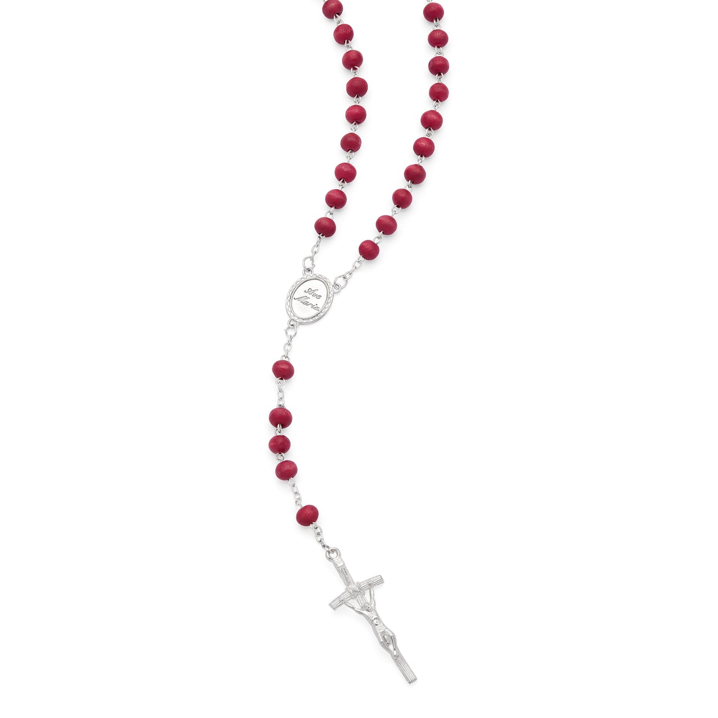 MONDO CATTOLICO ROMA Rosary 45 cm (17.71 in) / 6 mm (0.23 in) Rosary box of Pope Leo XIV with a Scent of Rose