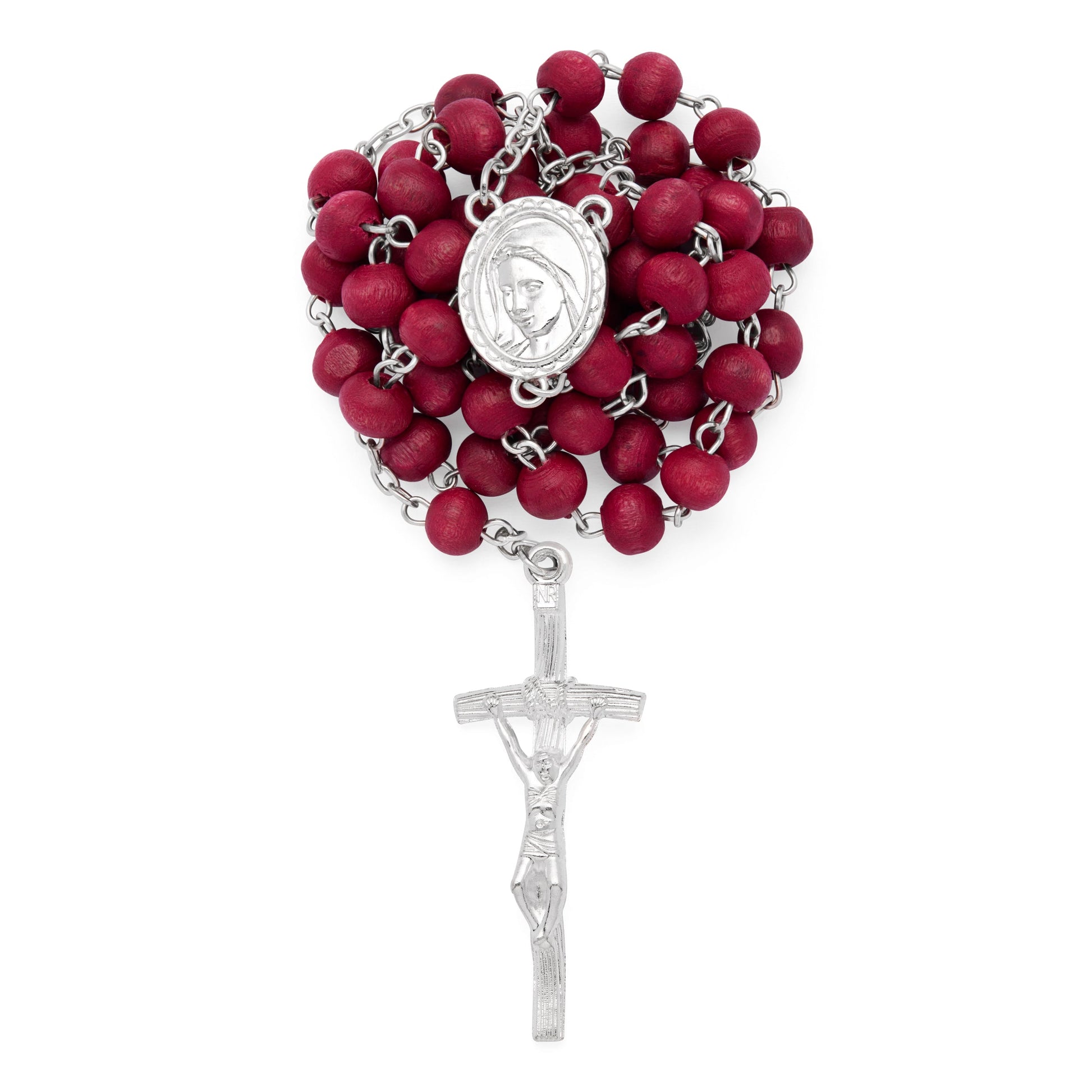 MONDO CATTOLICO ROMA Rosary 45 cm (17.71 in) / 6 mm (0.23 in) Rosary box of Pope Leo XIV with a Scent of Rose
