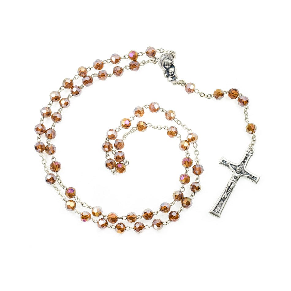 MONDO CATTOLICO Prayer Beads Rosary in Crystal
