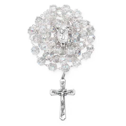 MONDO CATTOLICO ROMA Prayer Beads Rosary in Glass