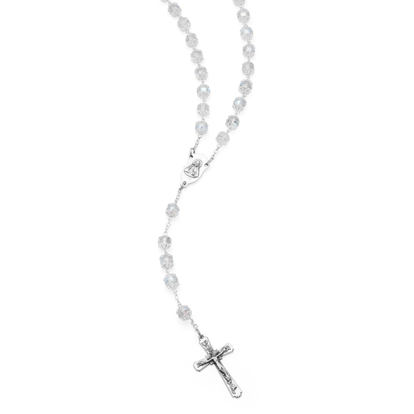MONDO CATTOLICO ROMA Prayer Beads Rosary in Glass
