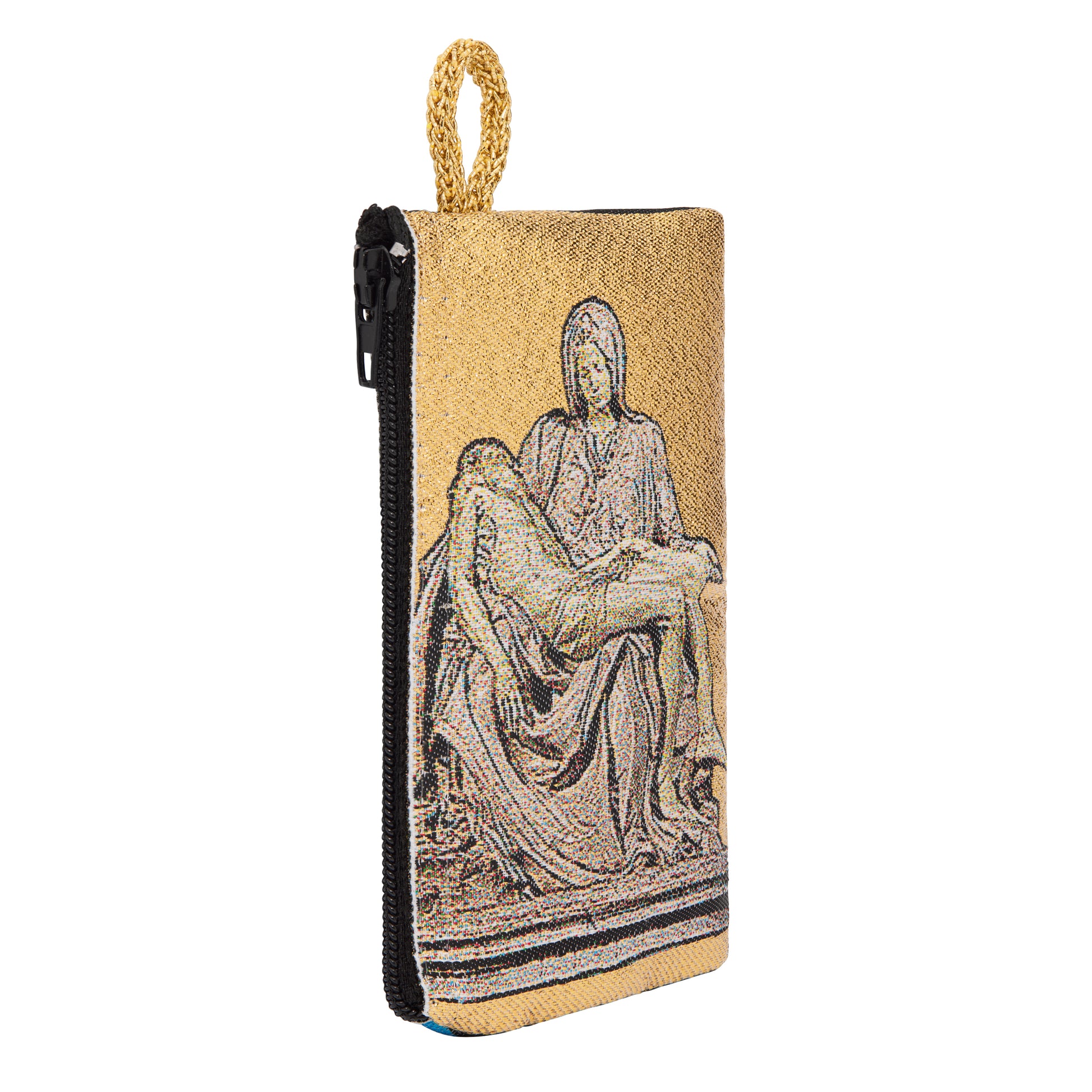 MONDO CATTOLICO ROMA Rosary Box 7 x 10 cm (2.76 x 3.94 in) Rosary Pouch with Saint Peter’s Basilica and Michelangelo’s Pietà