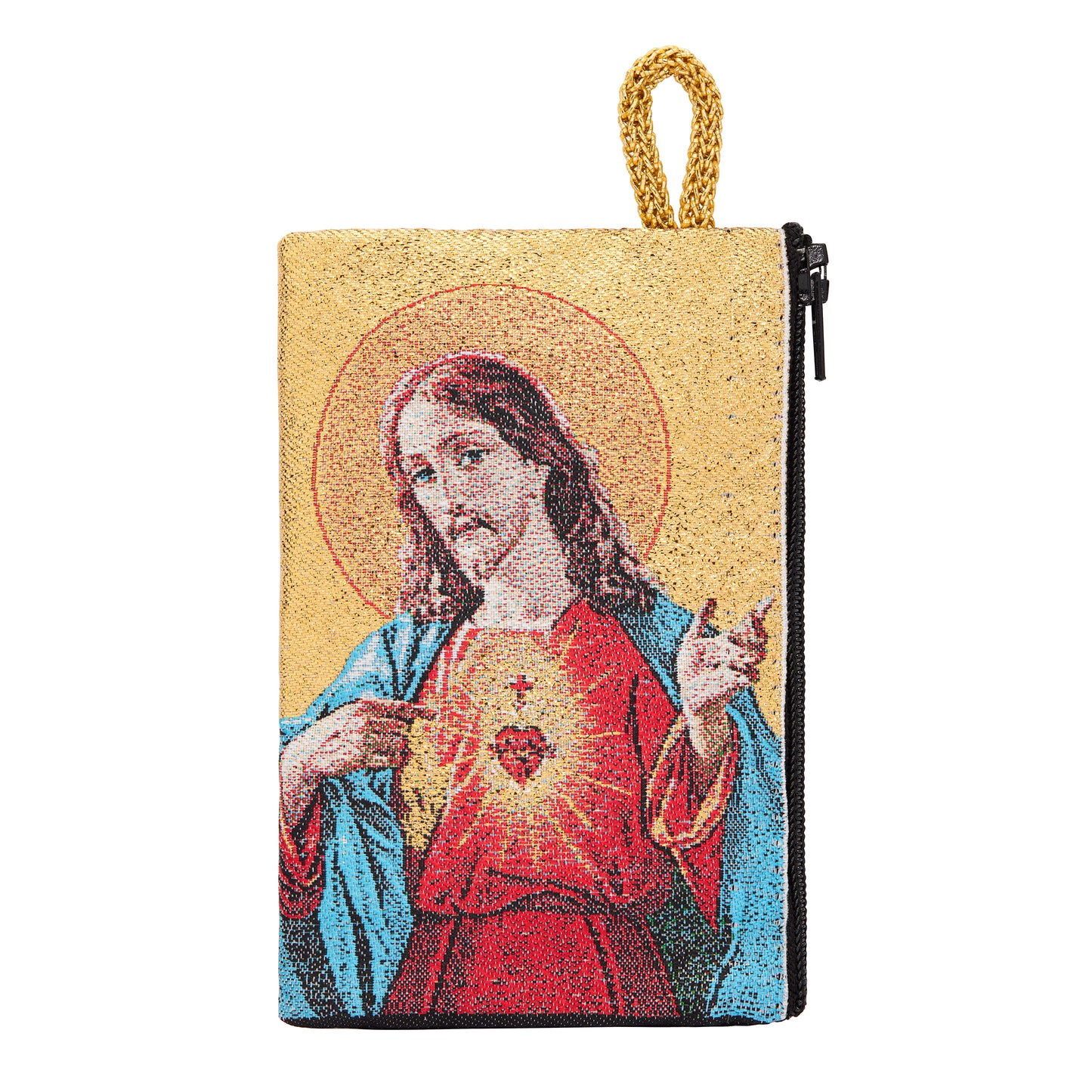 MONDO CATTOLICO ROMA Rosary Box 7 x 10 cm (2.76 x 3.94 in) Rosary Pouch with Scapular