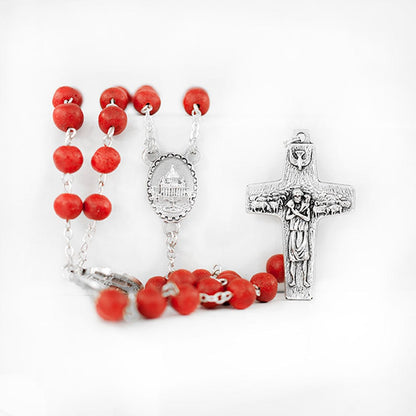 MONDO CATTOLICO Prayer Beads Rose Petal Rosary 'The Real One'