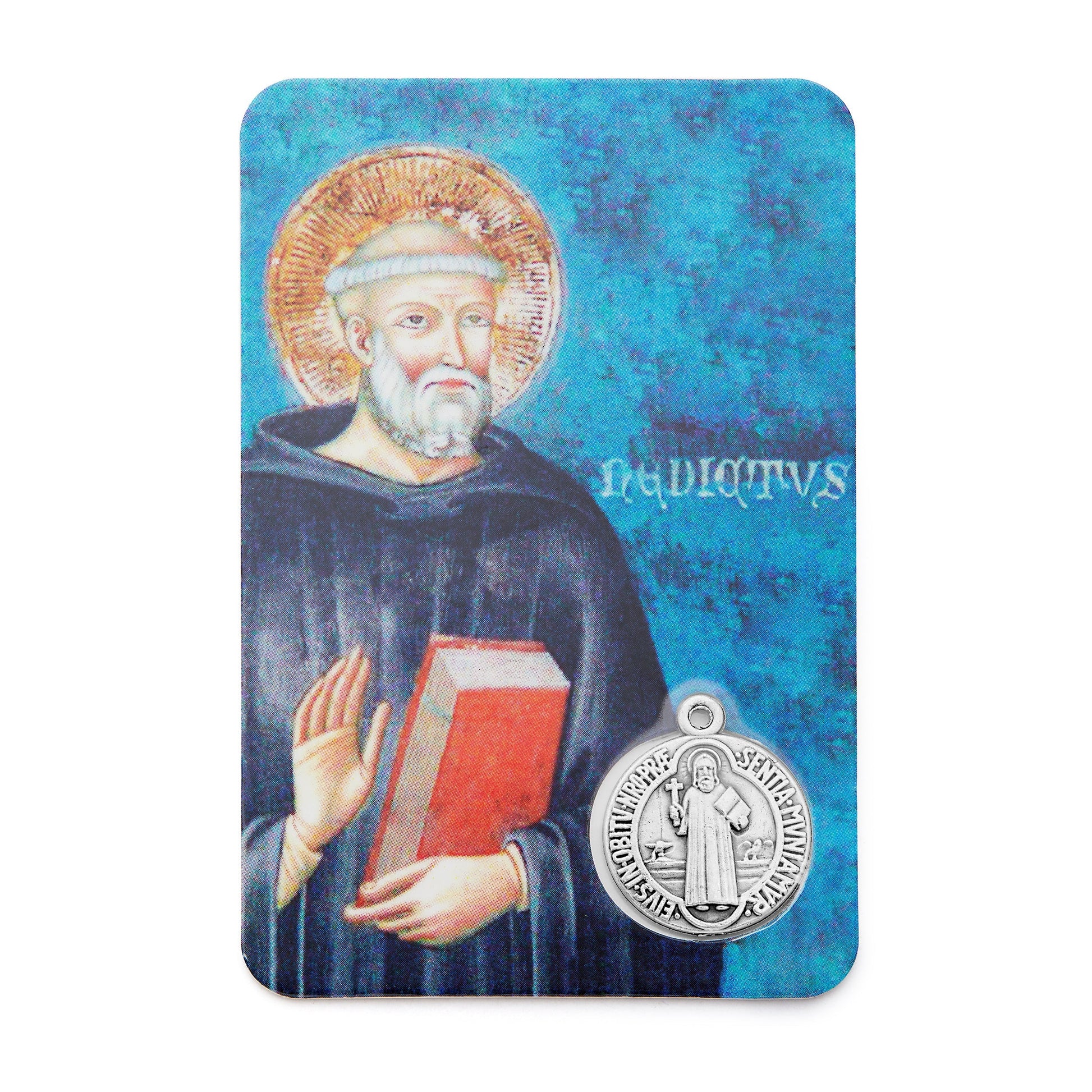 MONDO CATTOLICO Saint Benedict Prayer Card