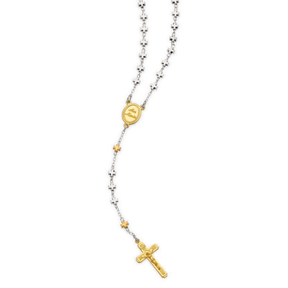 Mondo Cattolico Rosary cm (in) / cm (in) / mm (in) Saint Carlo Acutis Rosary with Cross-Shaped Metal Beads