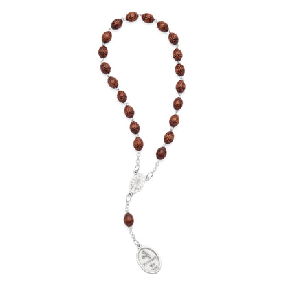 MONDO CATTOLICO ROMA Prayer Beads 18 cm (7 in) / 6 mm (0.23 in) Saint Christopher Devotional Rosary