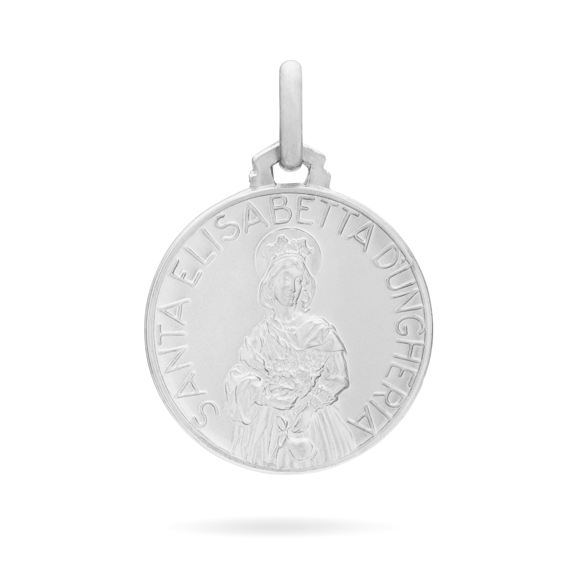 MONDO CATTOLICO Medal Saint Elizabeth of Hungary Sterling Silver Medal