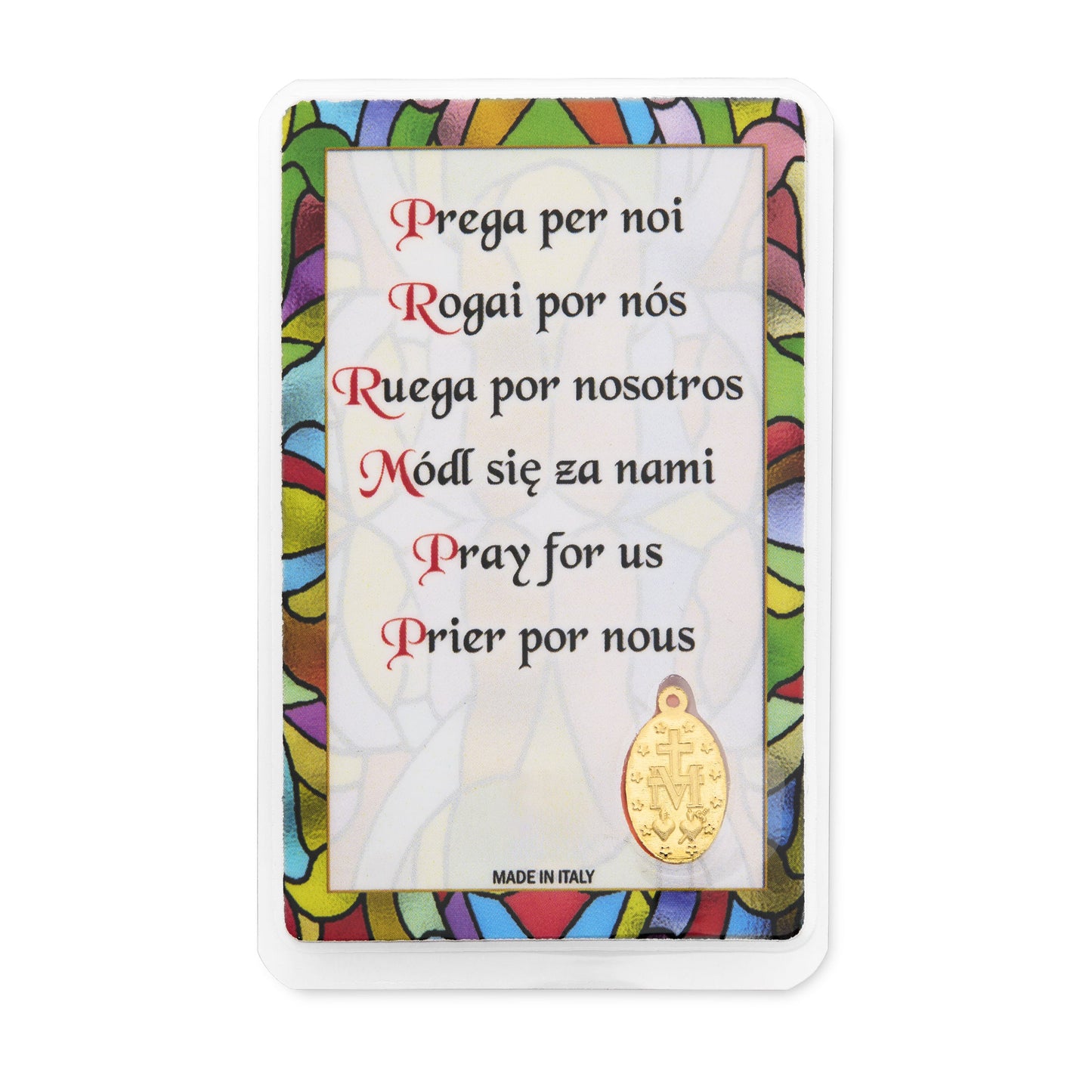 MONDO CATTOLICO ROMA Saint Rita of Cascia Prayed Card
