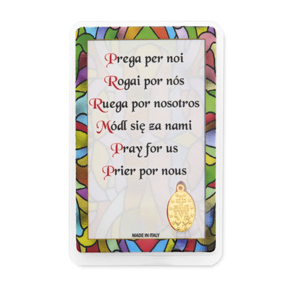 MONDO CATTOLICO ROMA Saint Rita of Cascia Prayed Card