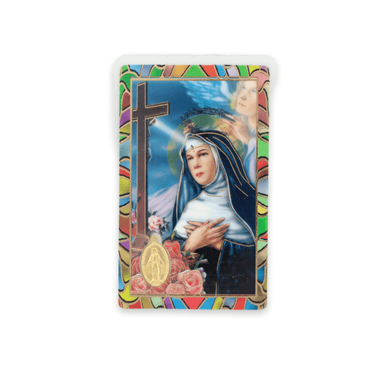MONDO CATTOLICO Saint Rita of Cascia Prayed Card