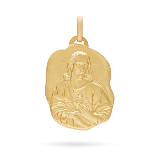 MONDO CATTOLICO Jewelry 25 mm (0.98 in) Scapular Gold Medal