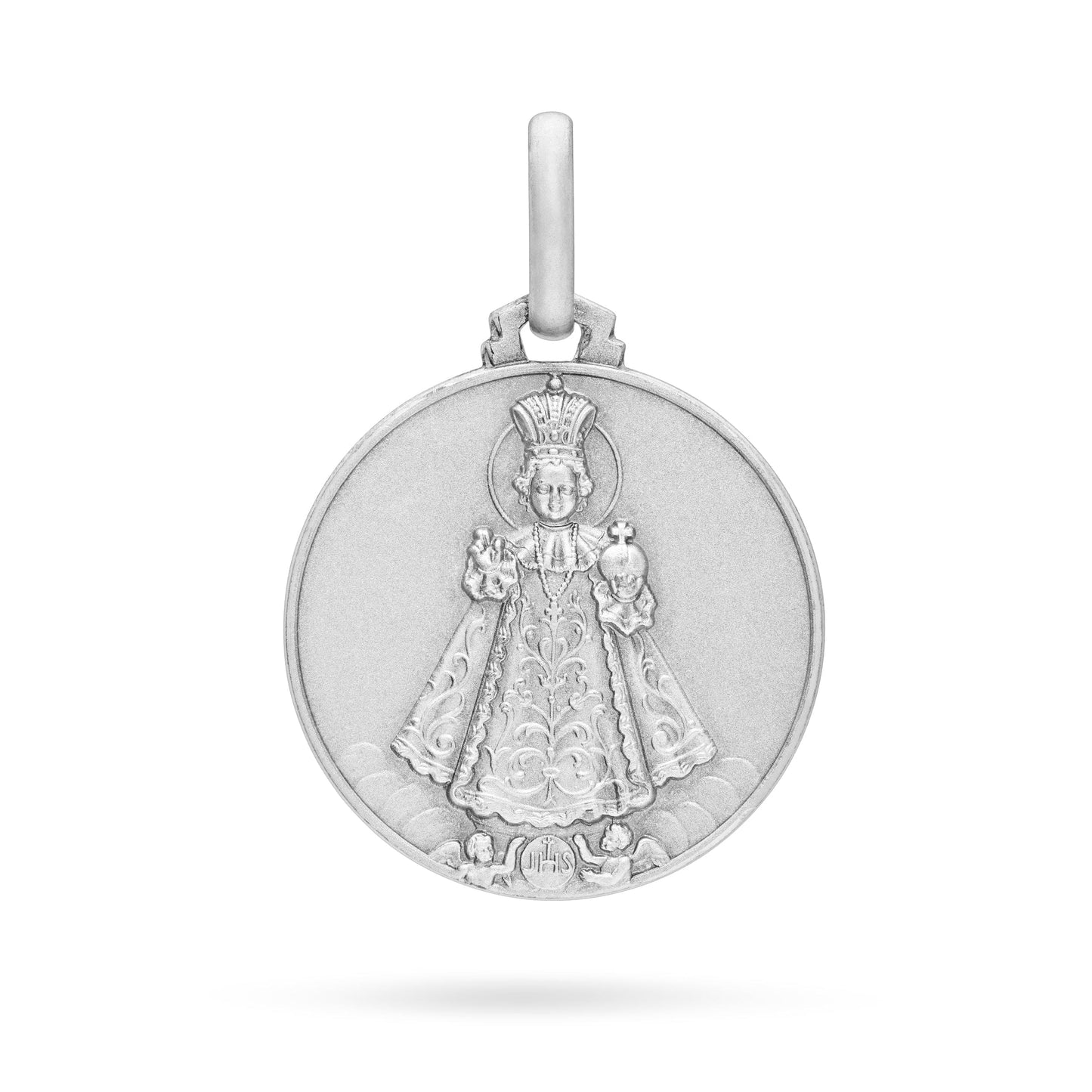 MONDO CATTOLICO Medal 10 mm (0.39 in) Silver medal of Child of Prague
