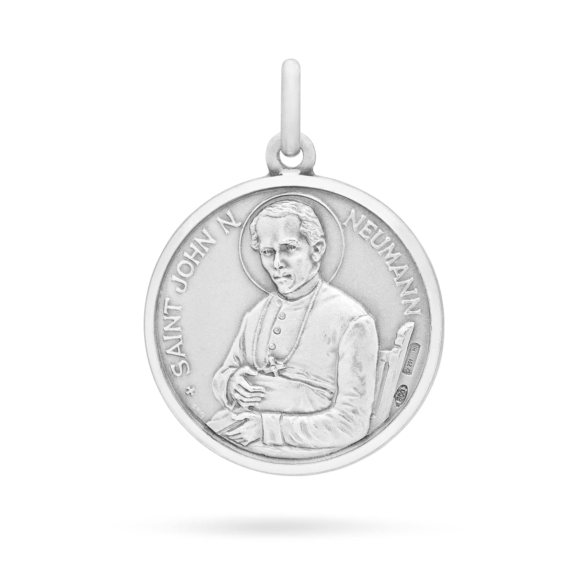 MONDO CATTOLICO Medal 25 mm (0.98 in) Silver medal of Saint John N. Neumann
