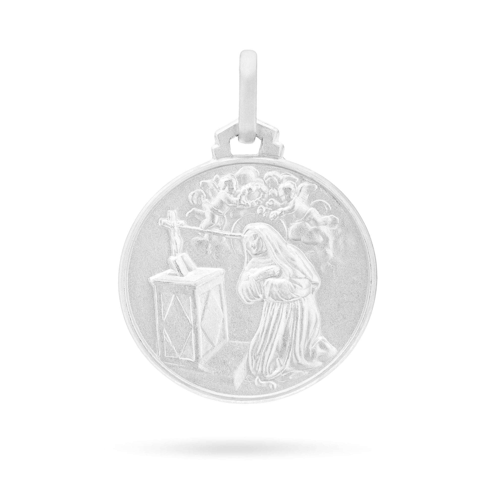 MONDO CATTOLICO Medal Silver medal of Saint Rita