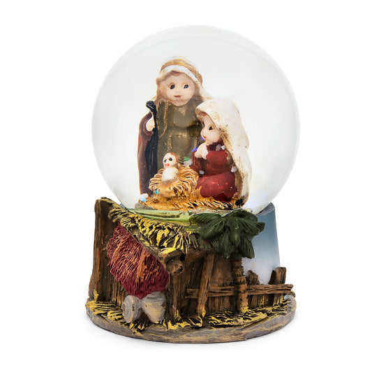 Mondo Cattolico 4.5 cm (1.77 in) Snow Globe With Resin Nativity Scene