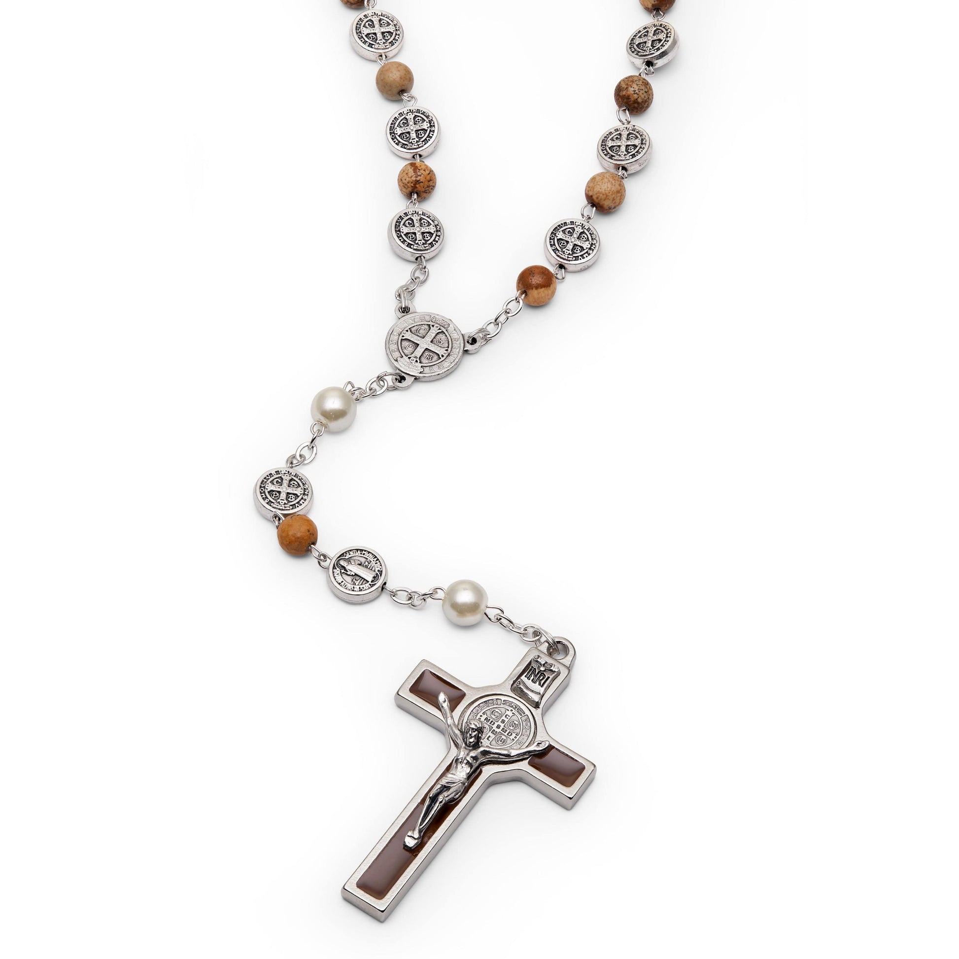 LEMESO 20 pz Rosari Braccialetti di Comunione e Battesimo, Decorazione LEMESO 20 pz Rosari Braccialetti di Comunione e Battesimo, Decorazione