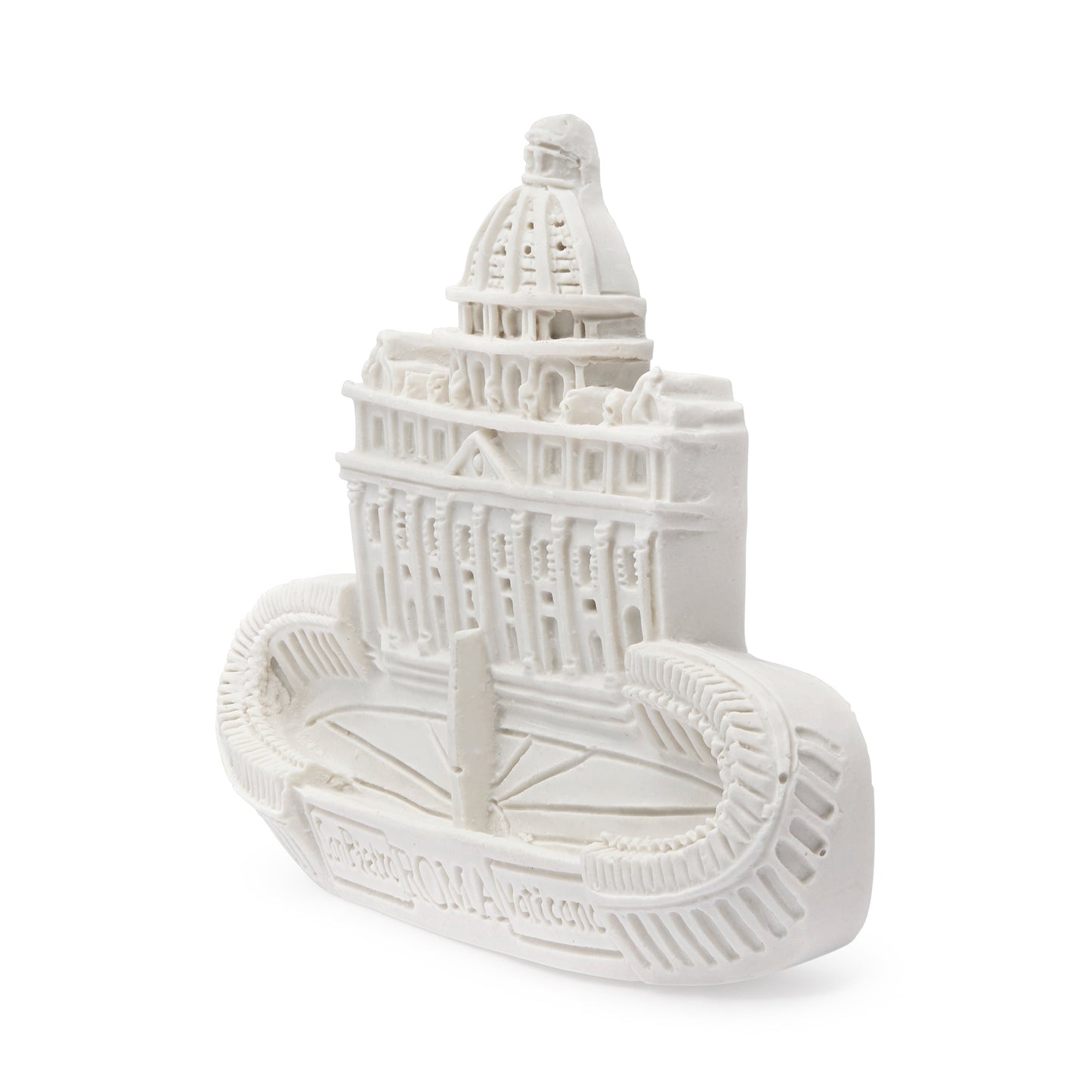 MONDO CATTOLICO ROMA Magnet 5.50 cm (2.17 in) St. Peter’s Square and Basilica Magnet in Marble Dust