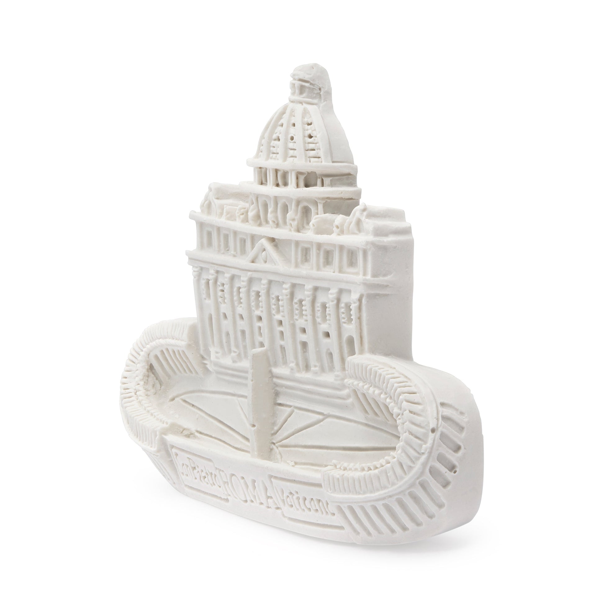 MONDO CATTOLICO ROMA Magnet 5.50 cm (2.17 in) St. Peter’s Square and Basilica Magnet in Marble Dust