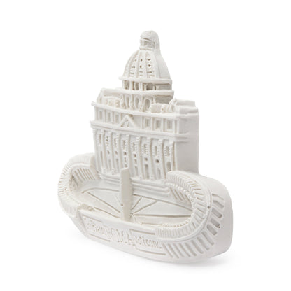 MONDO CATTOLICO ROMA Magnet 5.50 cm (2.17 in) St. Peter’s Square and Basilica Magnet in Marble Dust