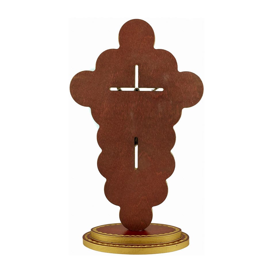 MONDO CATTOLICO 30 cm (11.81 in) Via Crucis  Cross with Risen Christ 30 cm