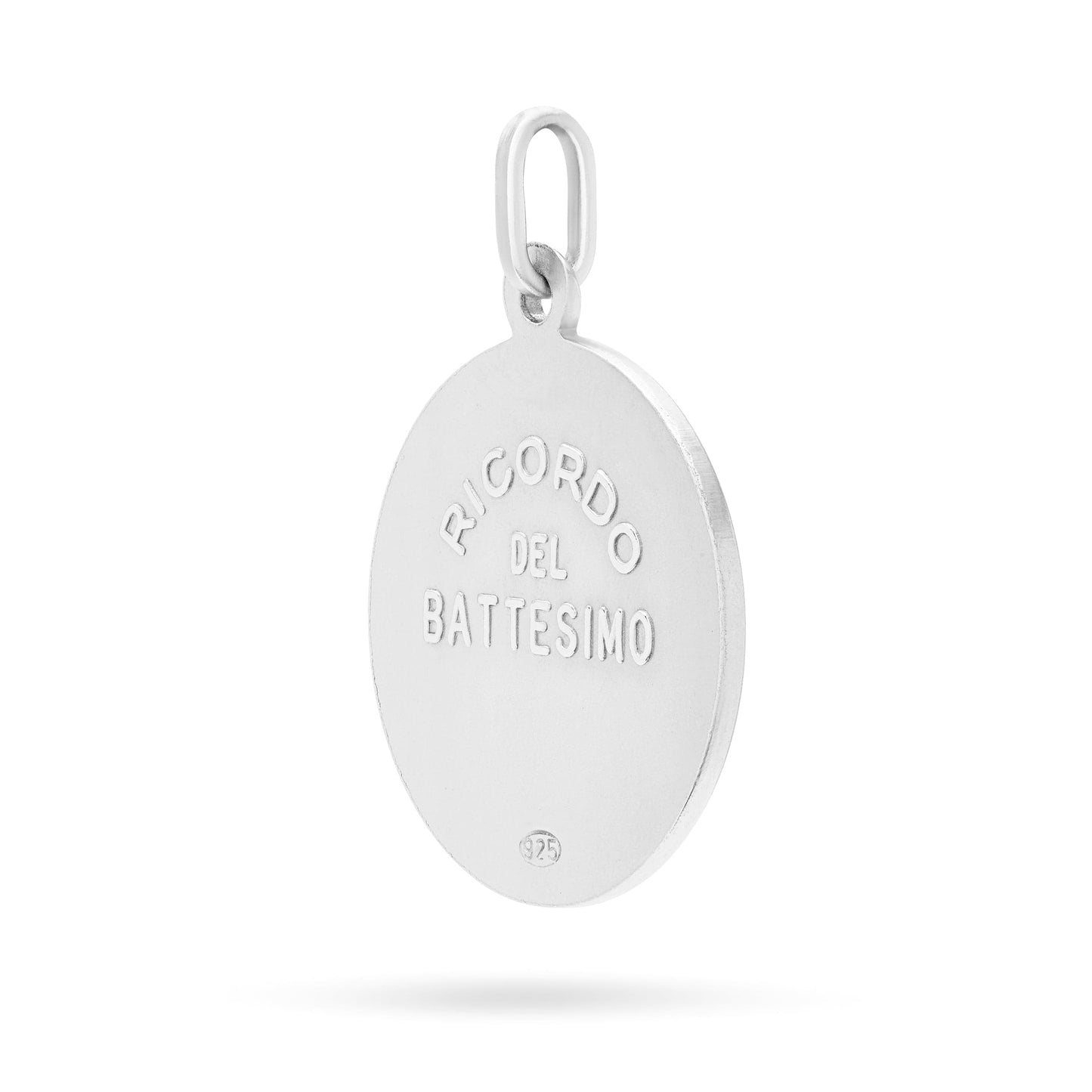 MONDO CATTOLICO Sterling Silver Baptism Medal