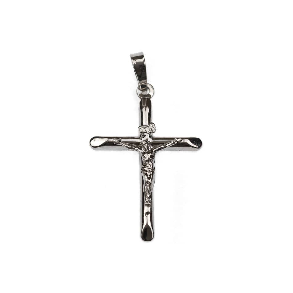 MONDO CATTOLICO Sterling Silver Crucifix Pendant