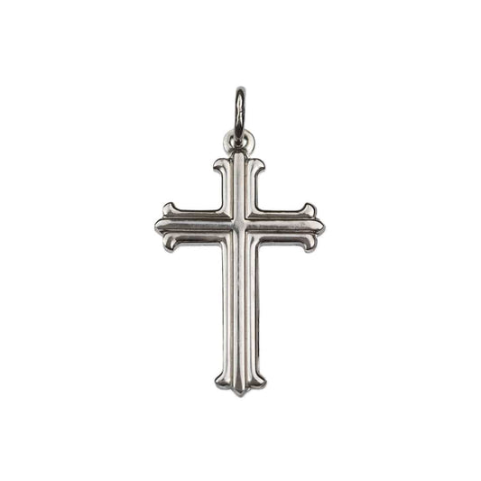 MONDO CATTOLICO Sterling Silver Florentine Cross