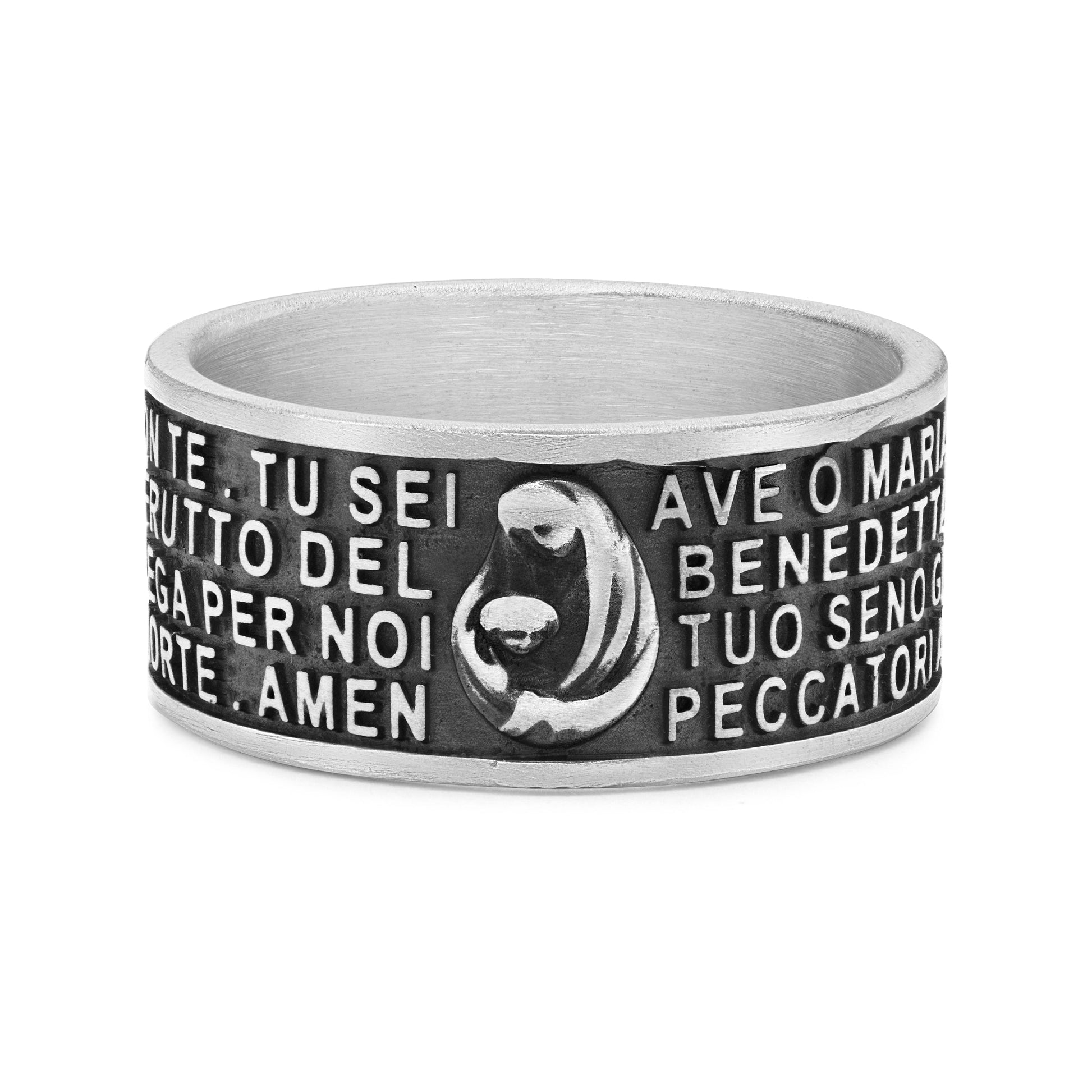 Hail Mary Anelli Agios Ring Anelli Amen Oro Anello Amen Ave Maria